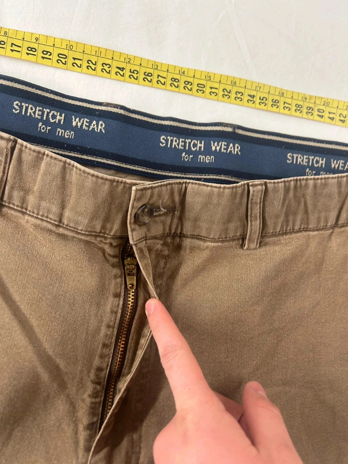 Beige brown straight cut Clay Cliffton jeans – photo 8